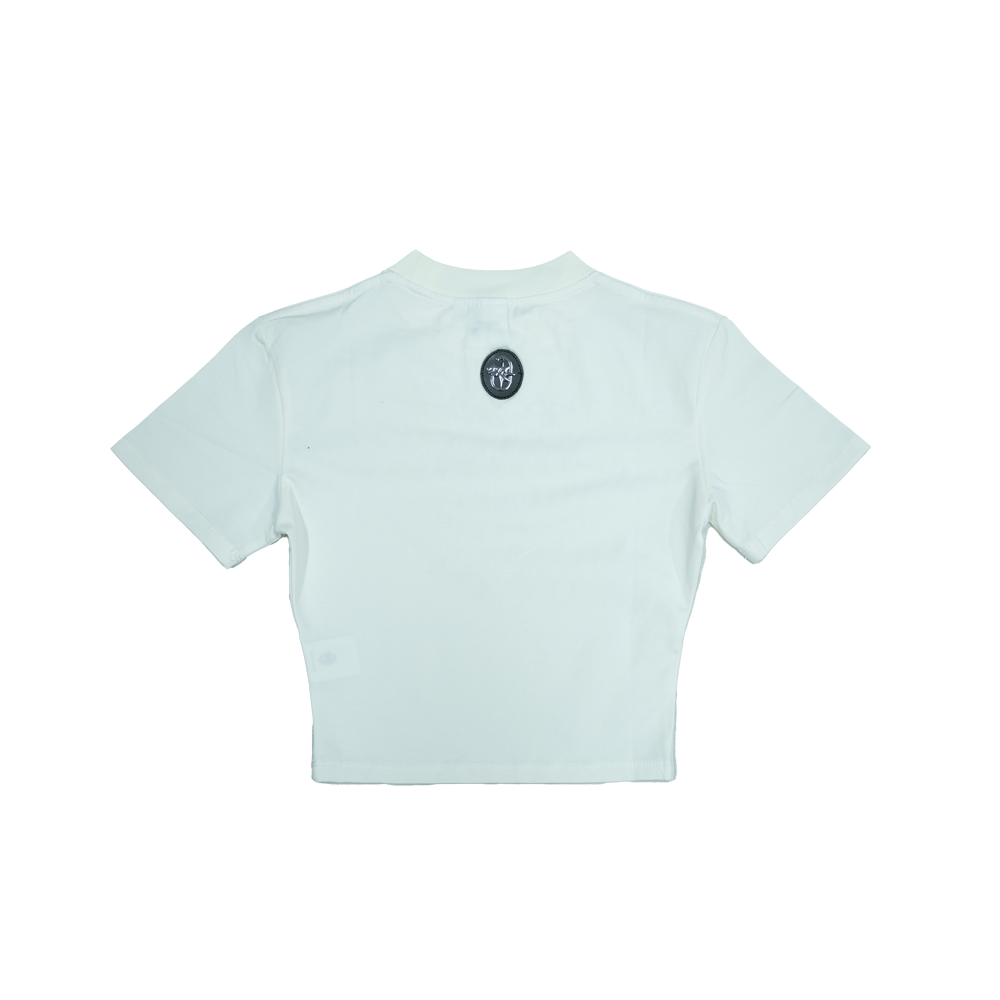 Signature Logo Crop Top (Off-White)