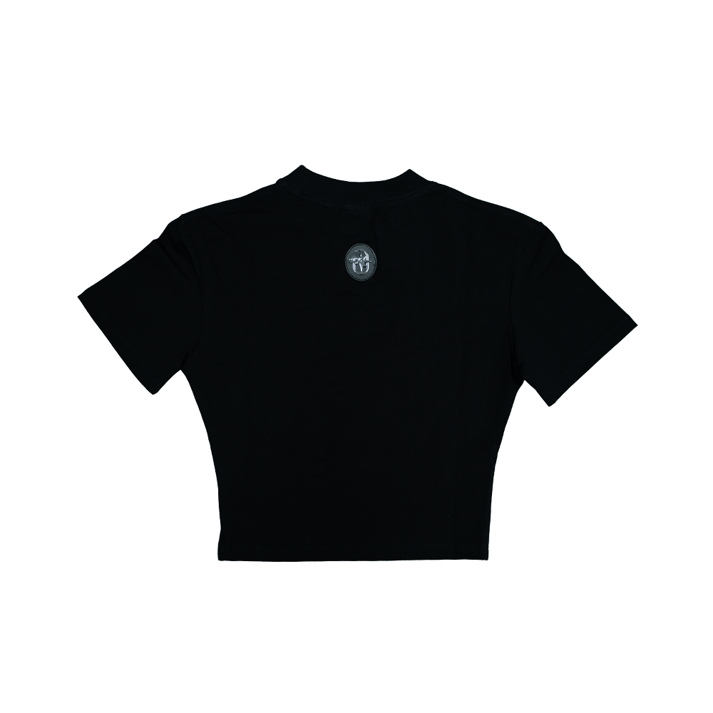 Ribbon Crop Top (Black)
