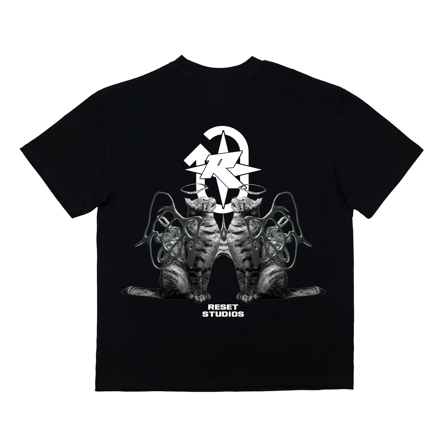 Cherub Feline Tee (Black)