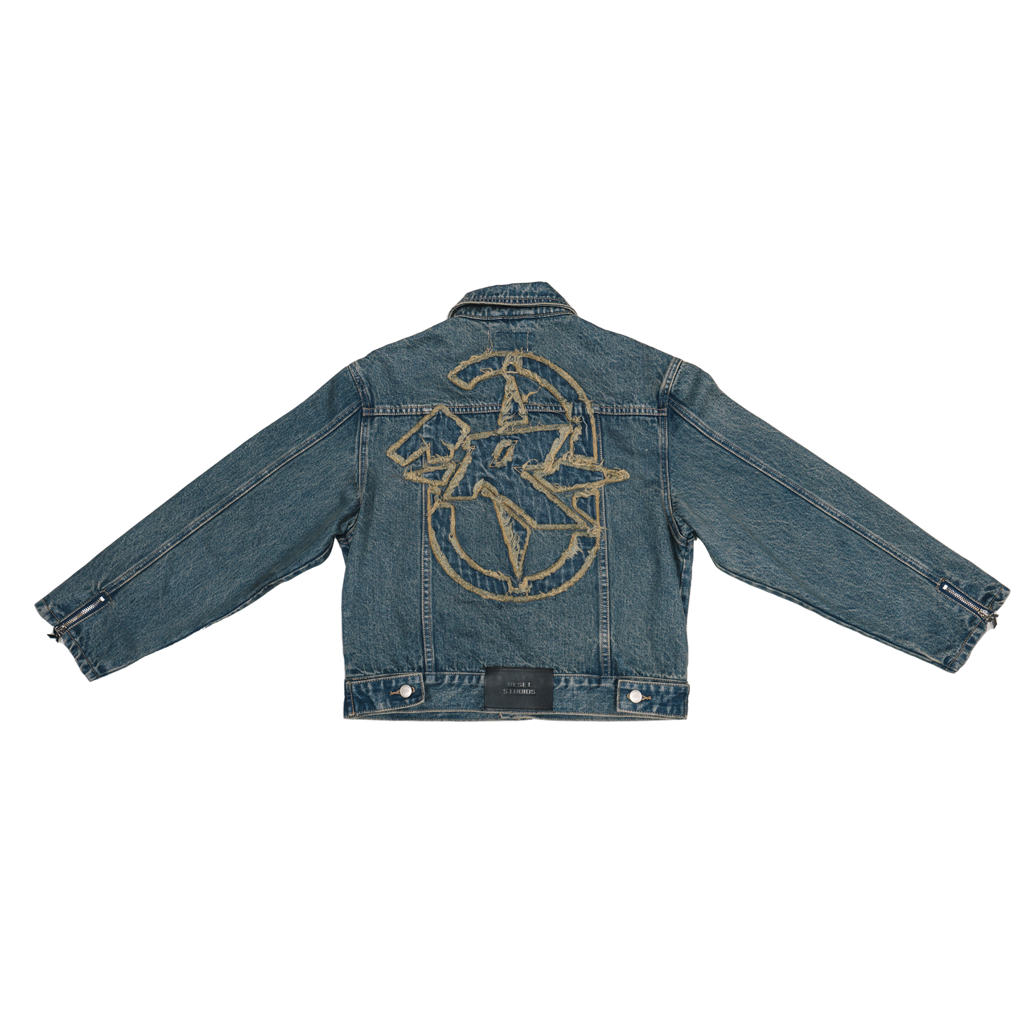 Reset Studios Distressed Logo Jacket