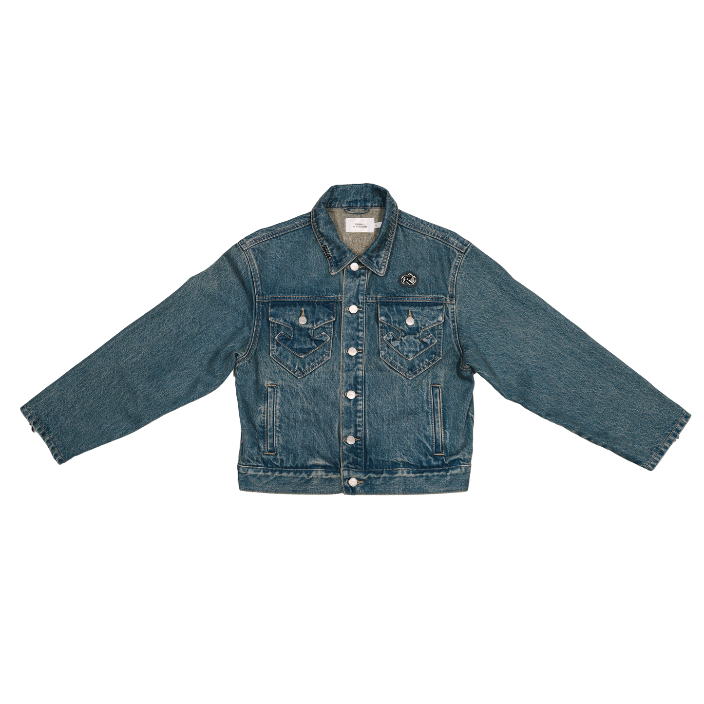Reset Studios Distressed Logo Jacket