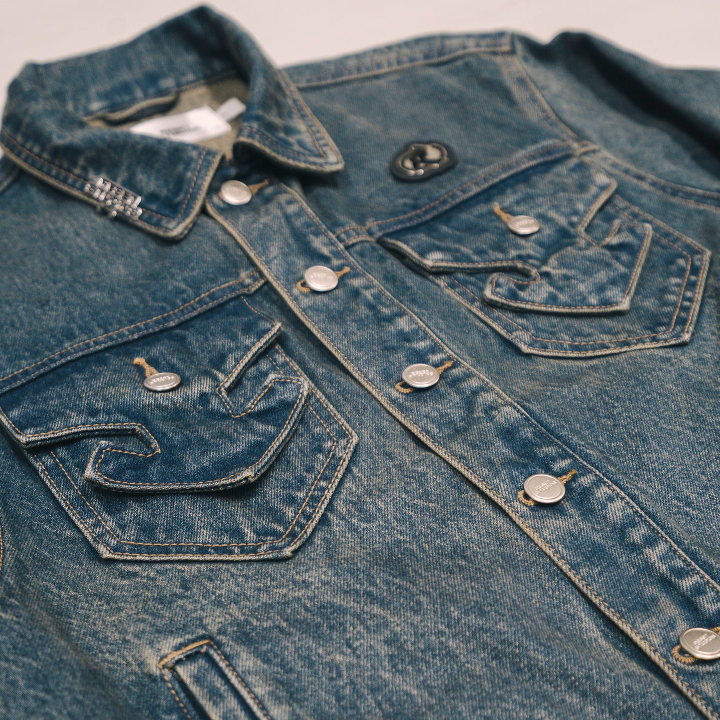 Reset Studios Distressed Logo Jacket