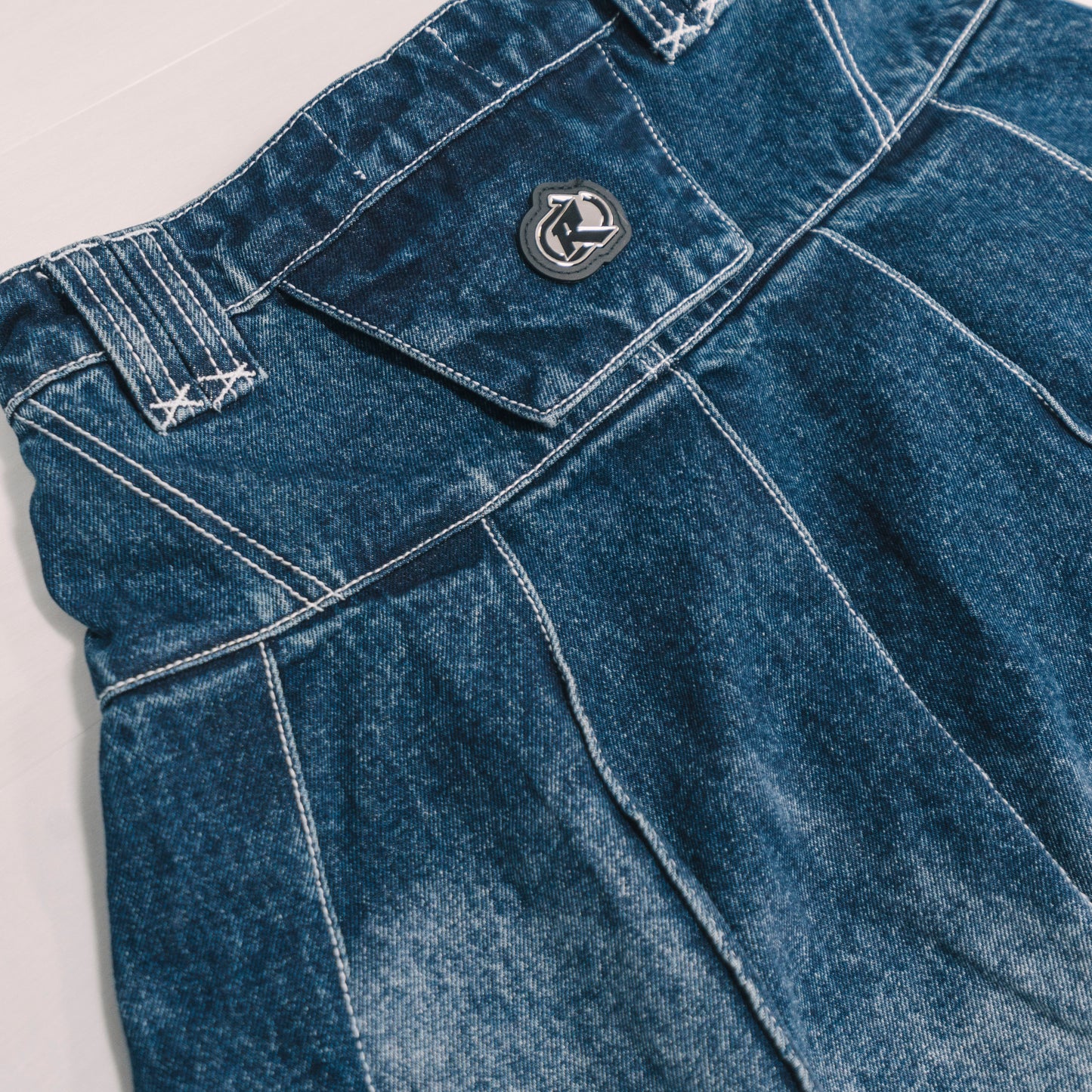 Reset Studios Denim Maxi Skirt