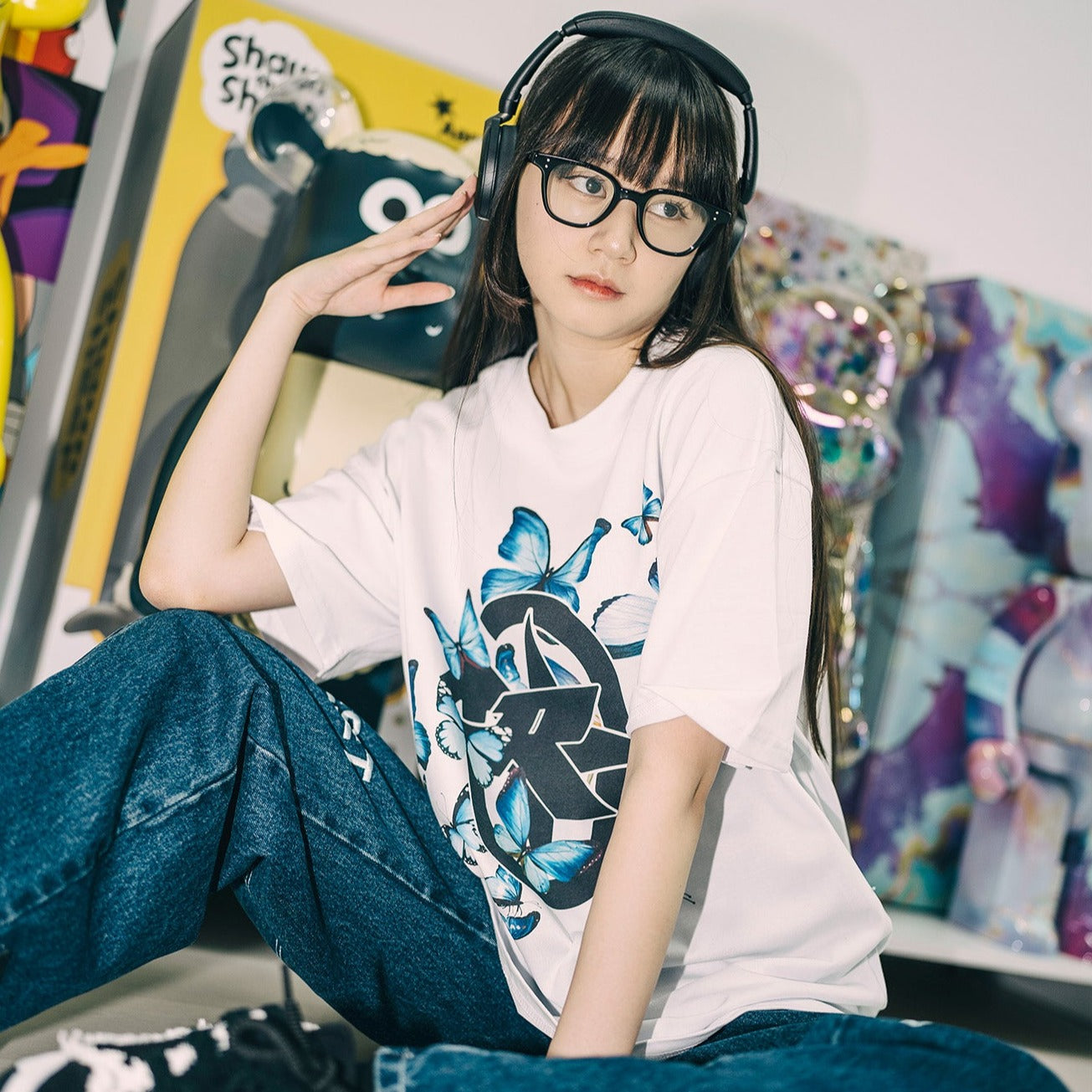 Butterfly Tee (White)