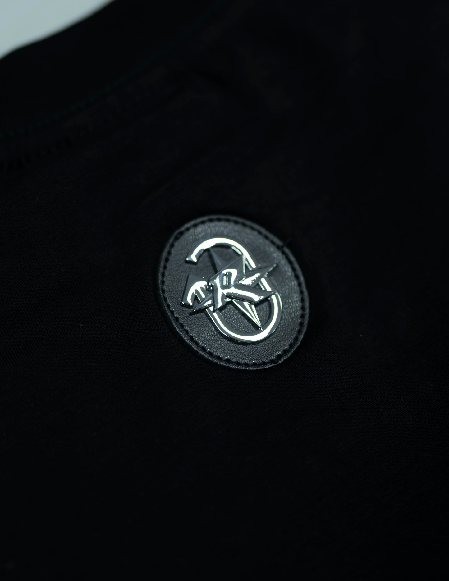 Signature Logo Crop Top (Black)