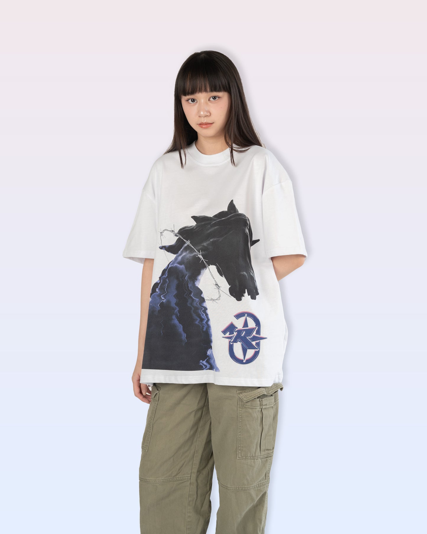 Stallion Tee (White)