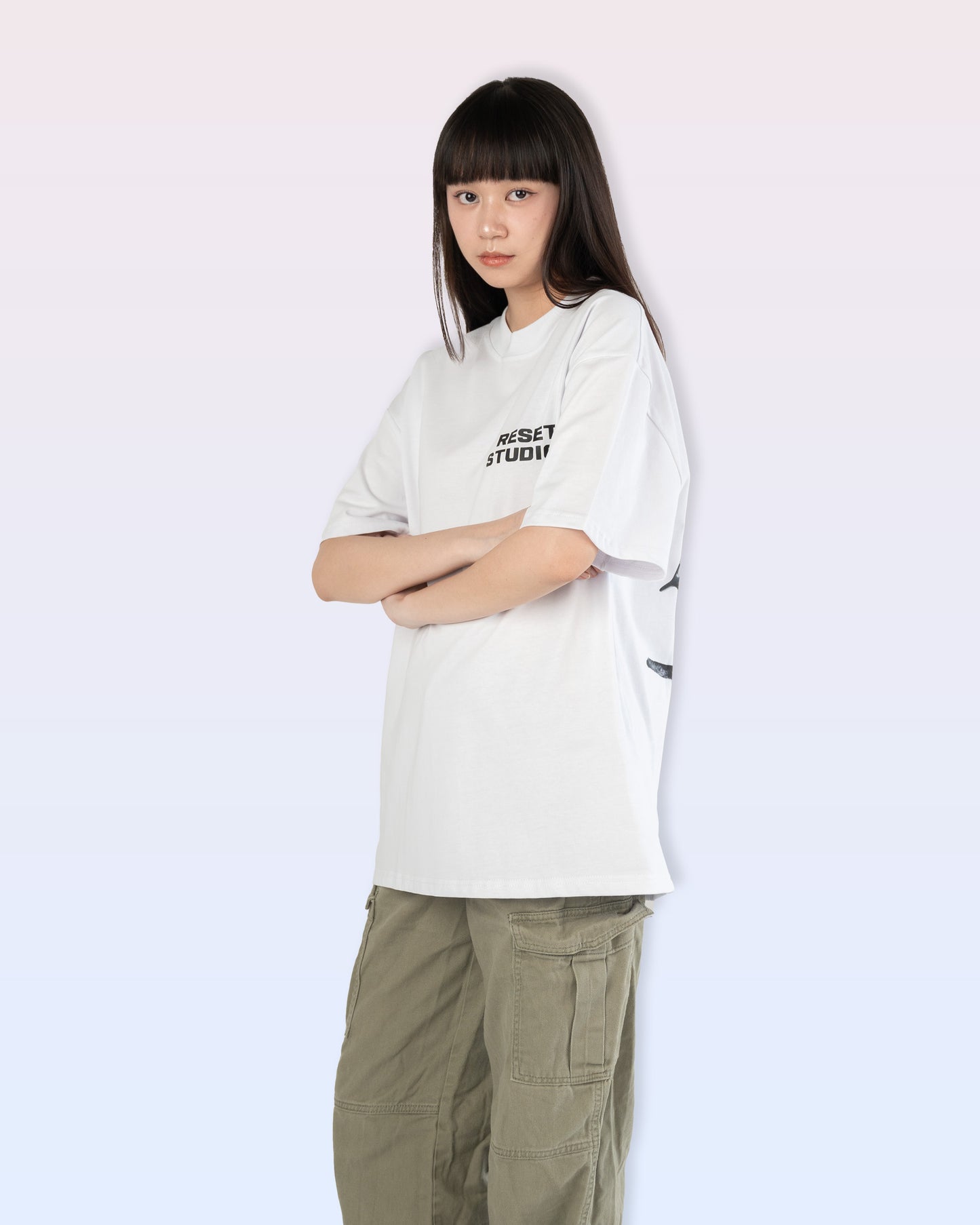 Cherub Feline Tee (White)