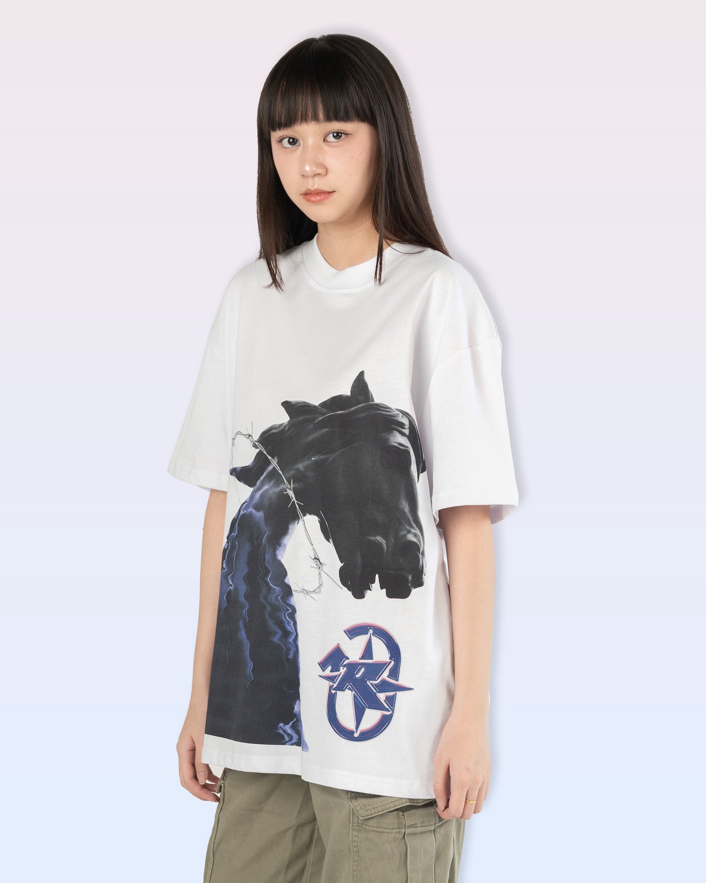Stallion Tee (White)