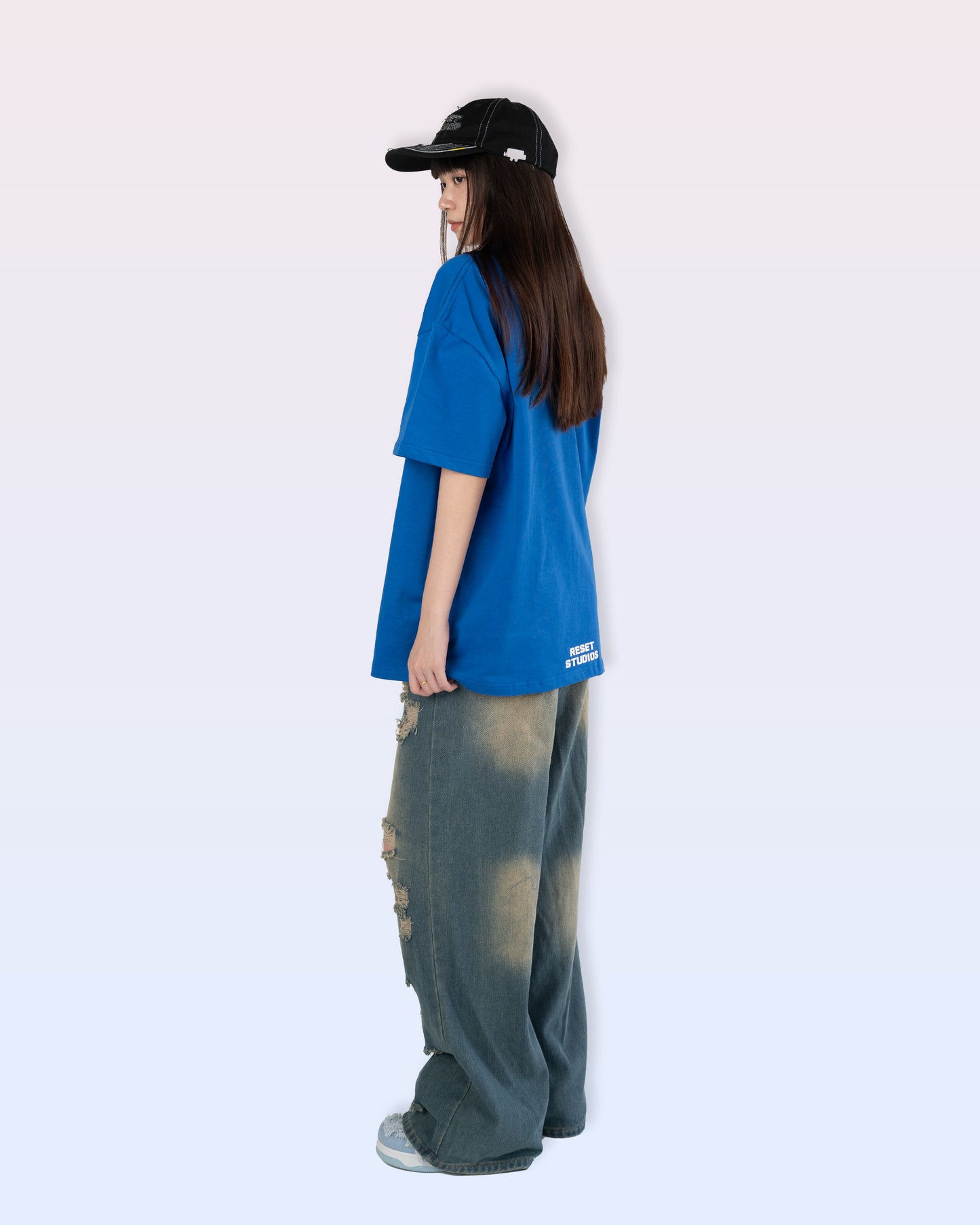 Flutter Tee (Cobalt Blue)