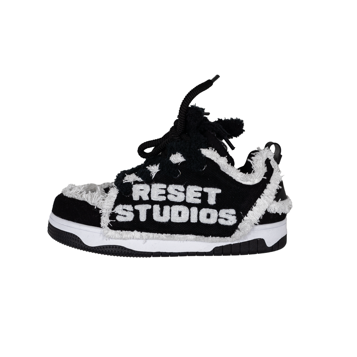 Reset Studios Denim Sneaker A - Black