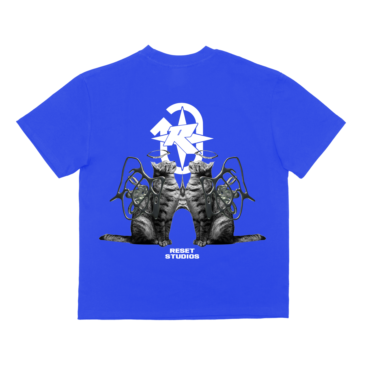Cherub Feline Tee (Cobalt Blue)