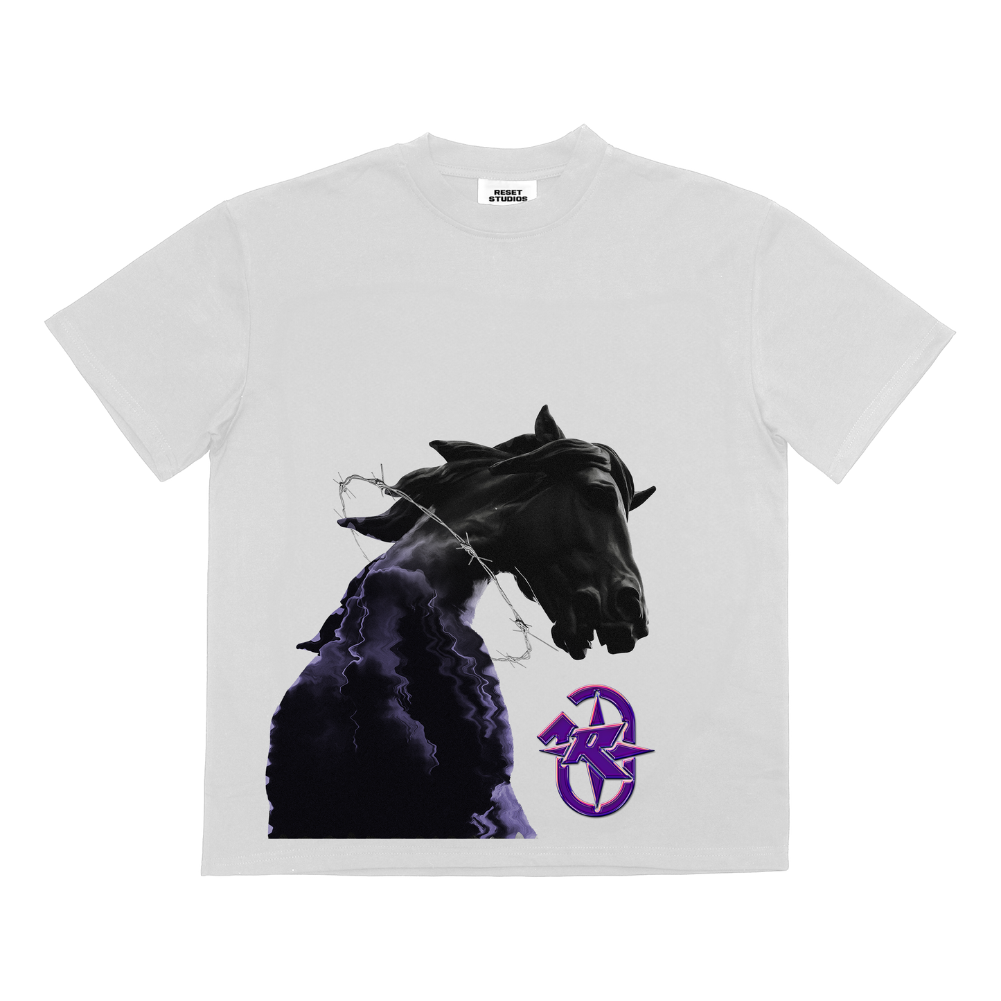 Stallion Tee (White)