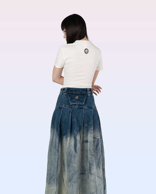 Signature Logo Crop Top (Off-White)