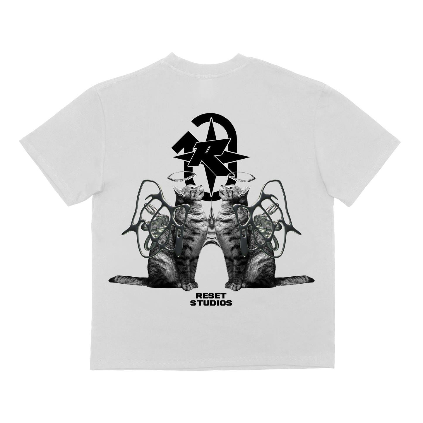 Cherub Feline Tee (White)
