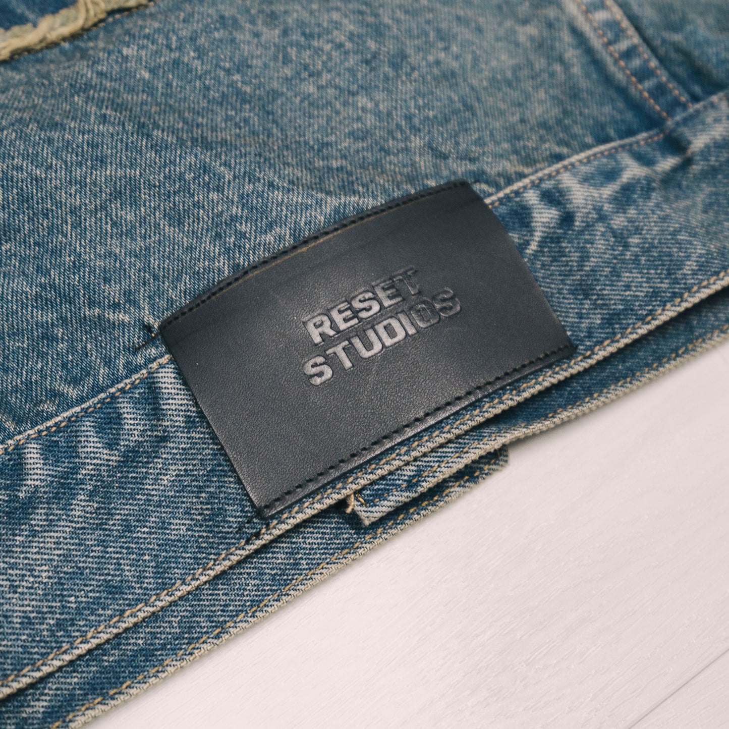 Reset Studios Distressed Logo Jacket
