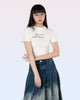 Signature Logo Crop Top (Off-White)